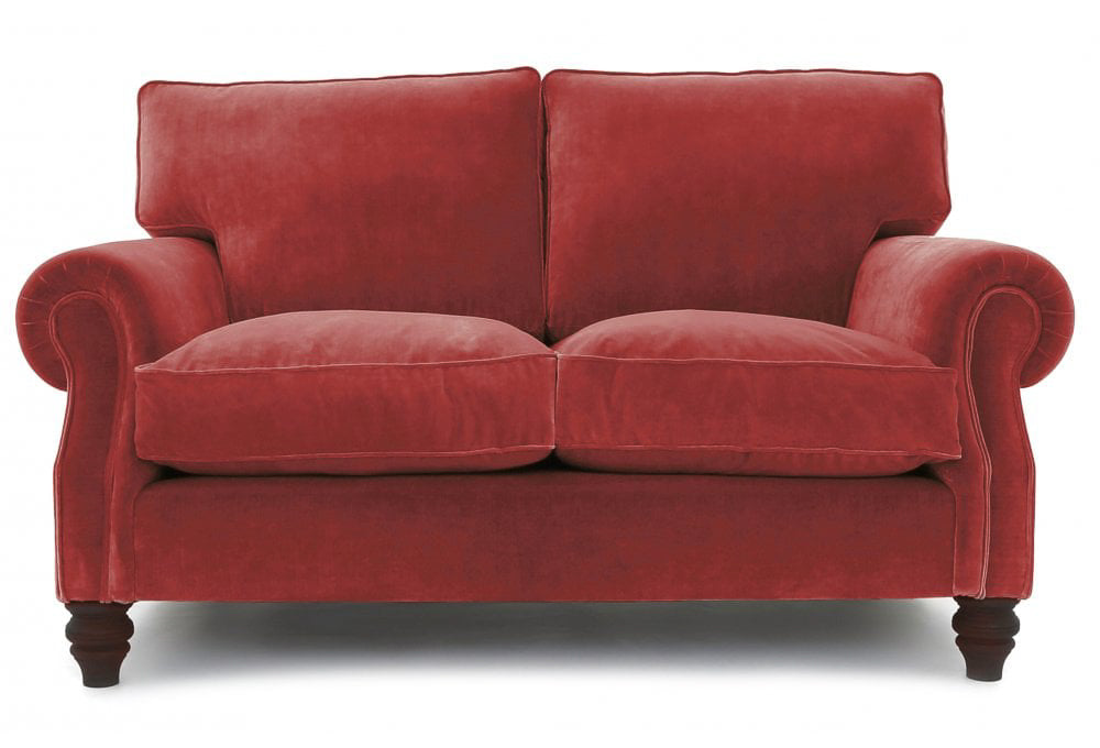 Old Boot Sofas Hepburn Sofa Vintage Velvet Scarlet