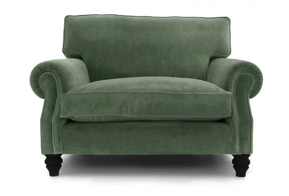 Old Boot Sofas Hepburn Love Seat Aged Velvet Seaglass