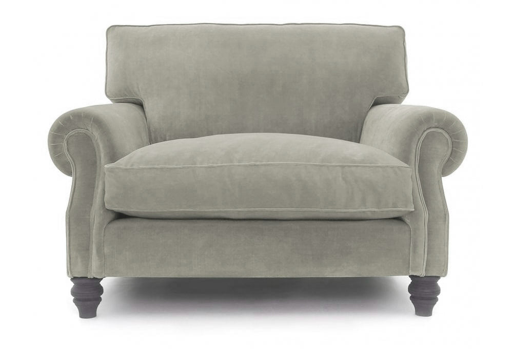 Old Boot Sofas Hepburn Love Seat Harmony Velvet Putty