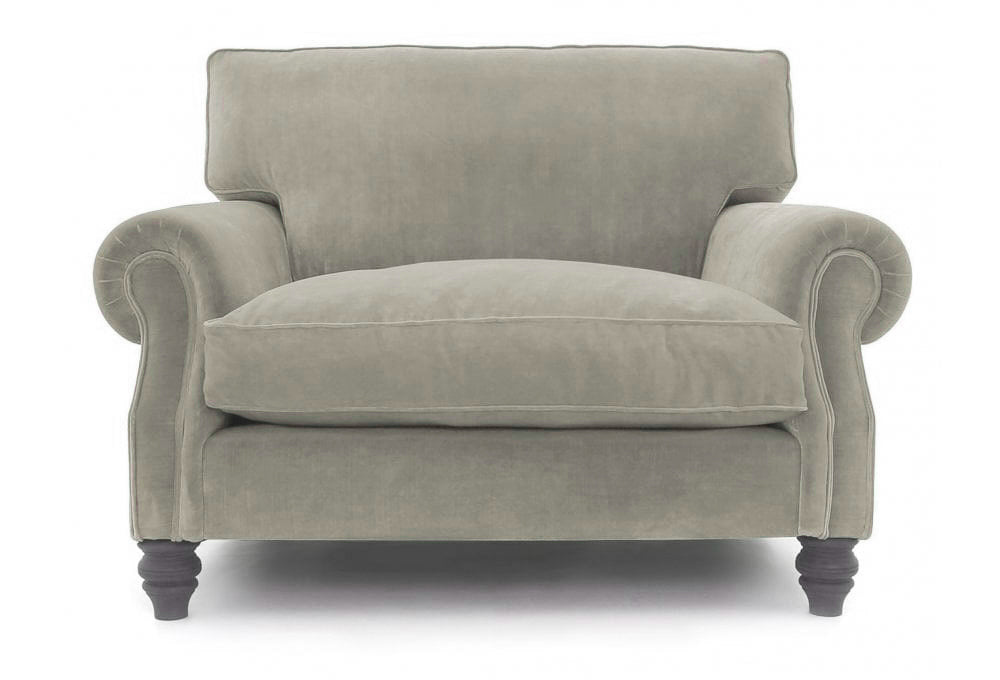 Old Boot Sofas Hepburn Love Seat Harmony Velvet Sage