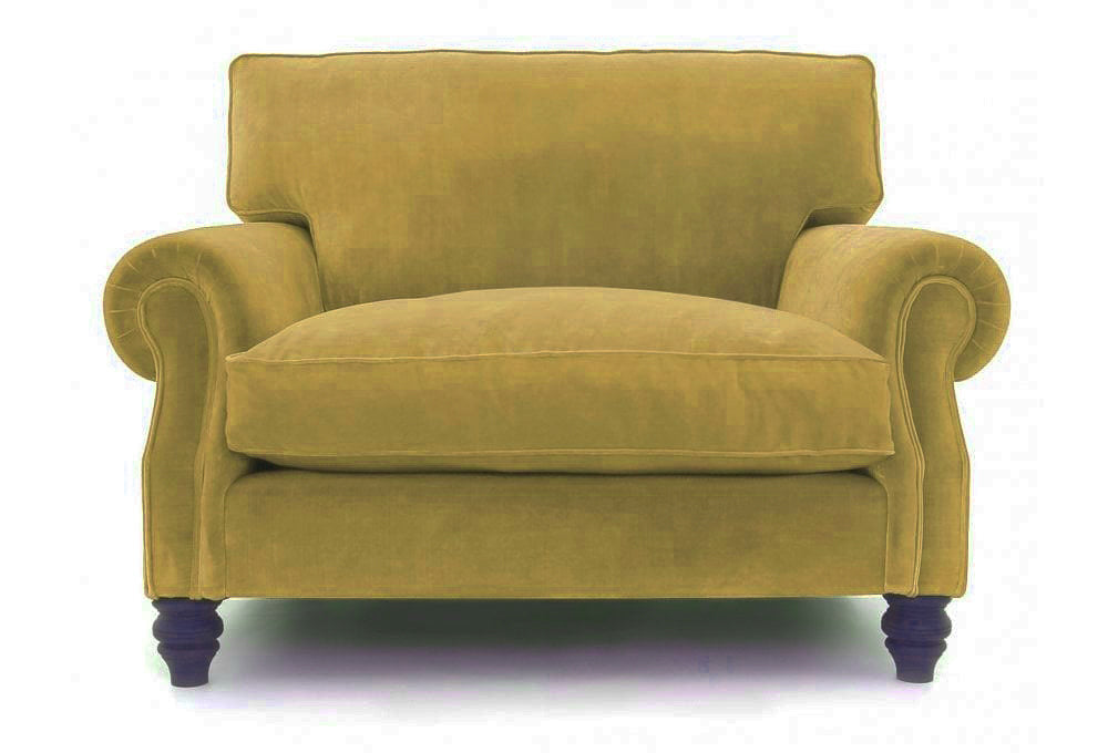 Old Boot Sofas Hepburn Love Seat Lazy Linen Cornsilk