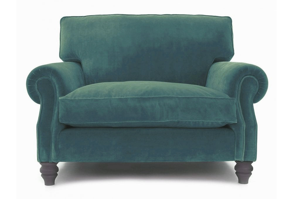Old Boot Sofas Hepburn Love Seat Lazy Linen Kingfisher