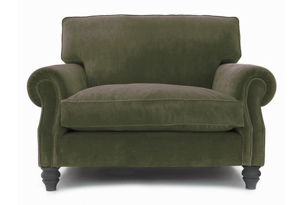 Old Boot Sofas Hepburn Love Seat Lazy Linen Leaf