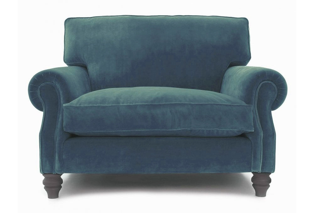 Old Boot Sofas Hepburn Love Seat Lazy Linen Marine