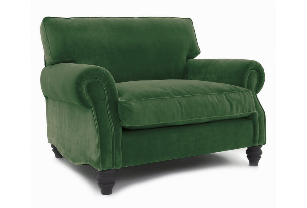 Old Boot Sofas Hepburn Love Seat Vintage Velvet Basil