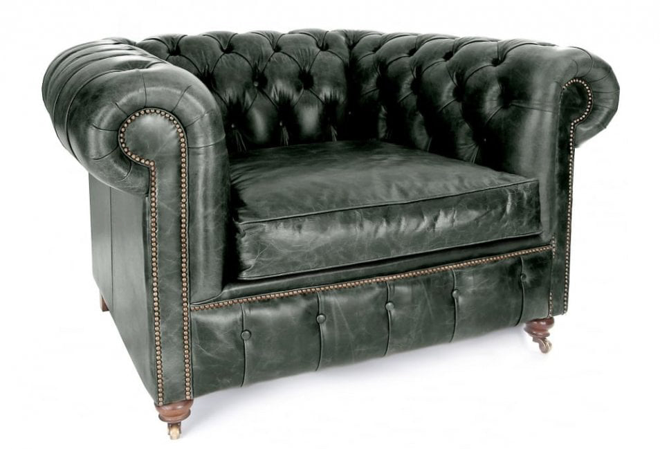 Old Boot Sofas Historian Armchair Vintage Leather Black