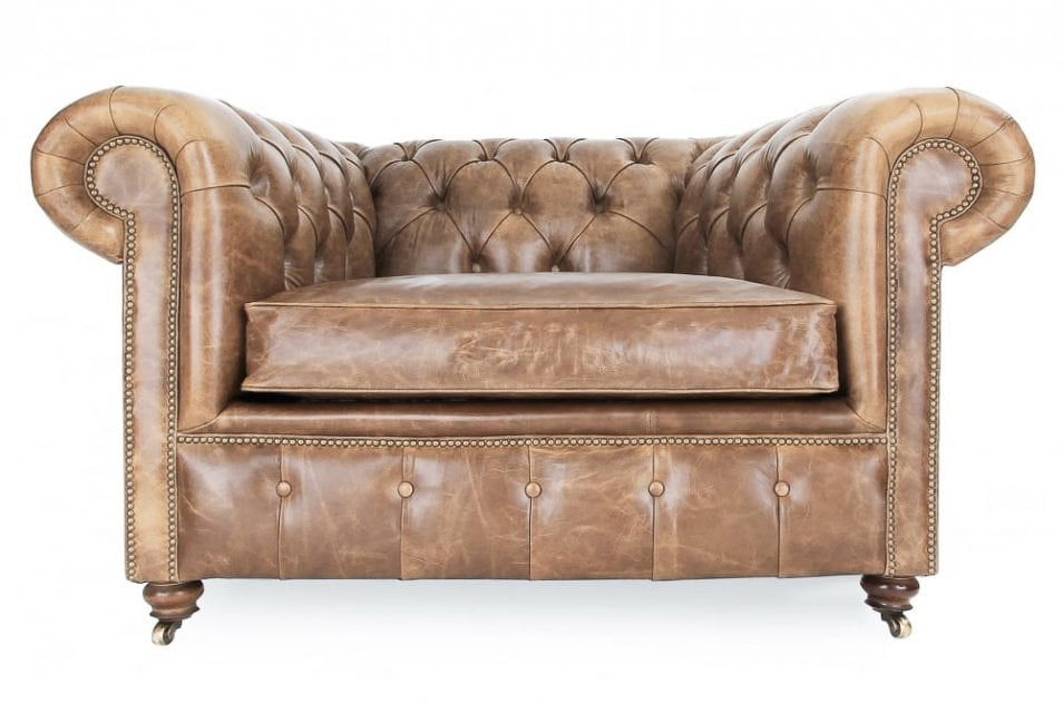 Old Boot Sofas Historian Armchair Vintage Leather Tan
