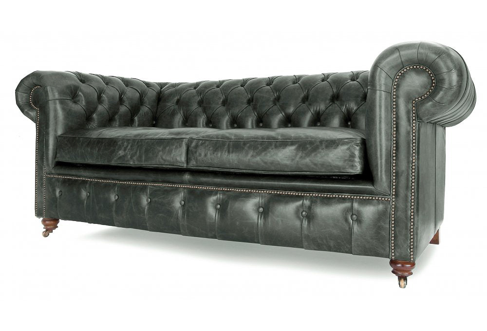 Old Boot Sofas Historian Sofa Vintage Leather Black