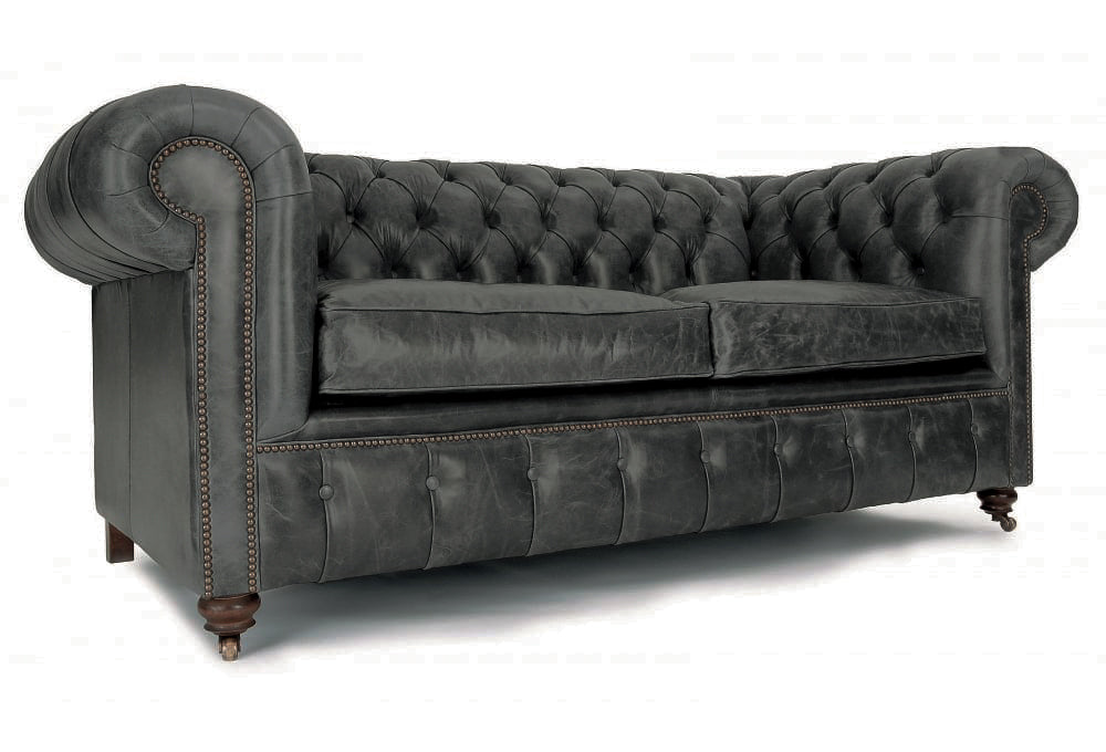 Old Boot Sofas Historian Sofa Vintage Leather Slate