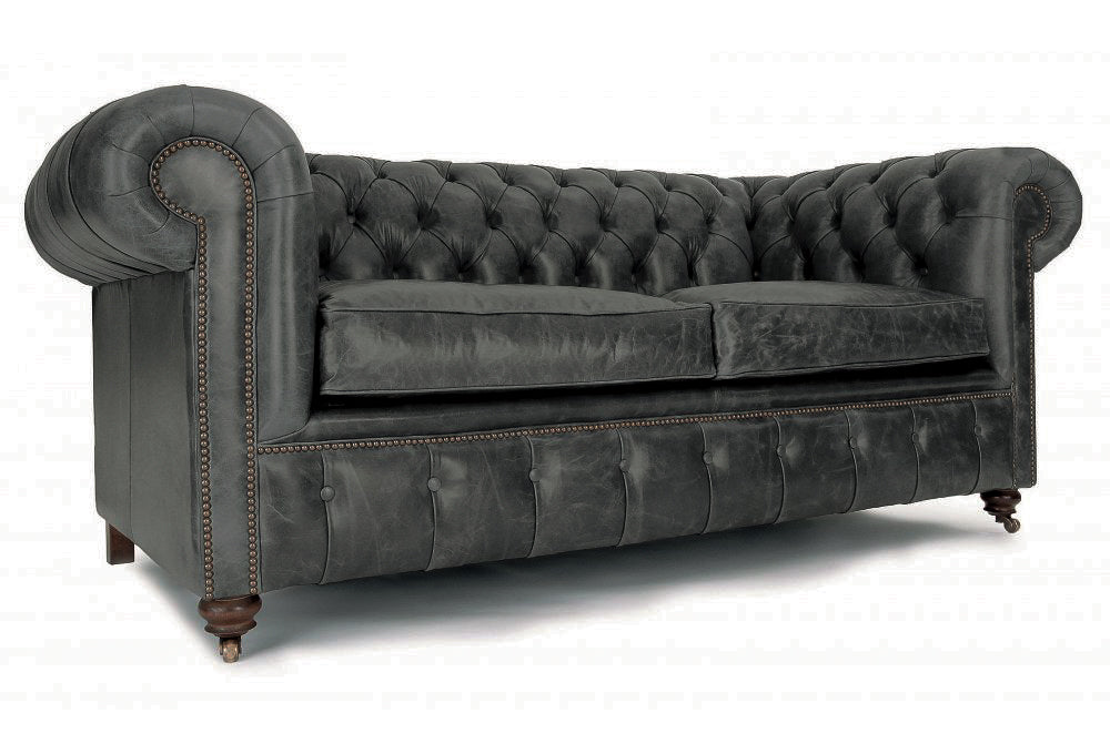 Old Boot Sofas Historian Sofa Vintage Leather Slate