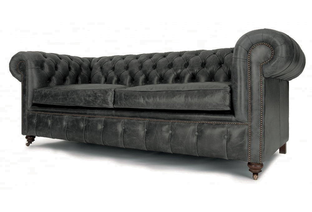 Old Boot Sofas Historian Sofa Vintage Leather Slate