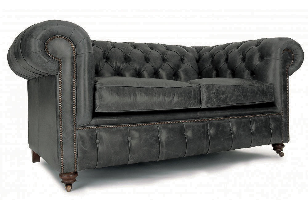 Old Boot Sofas Historian Sofa Vintage Leather Slate