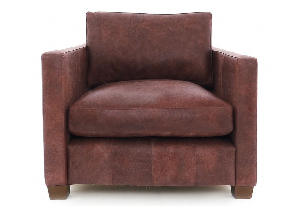 Old Boot Sofas Hutch Armchair Hobnail Leather Conker