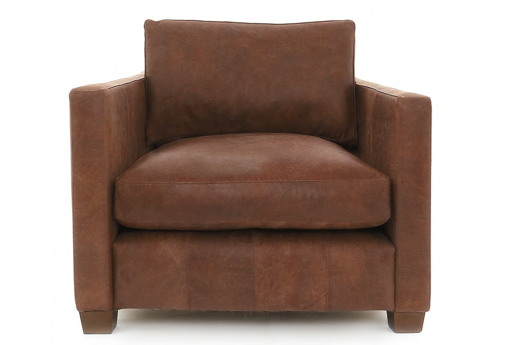 Old Boot Sofas Hutch Armchair Hobnail Leather Mocca