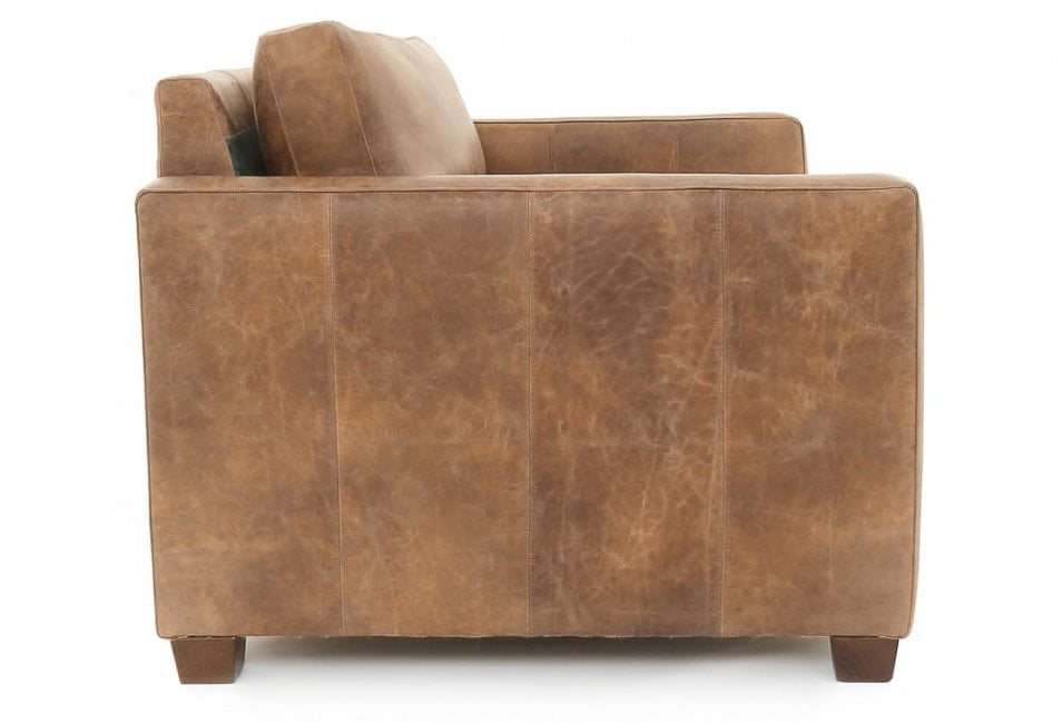 Old Boot Sofas Hutch Armchair in Vintage Leather Tan