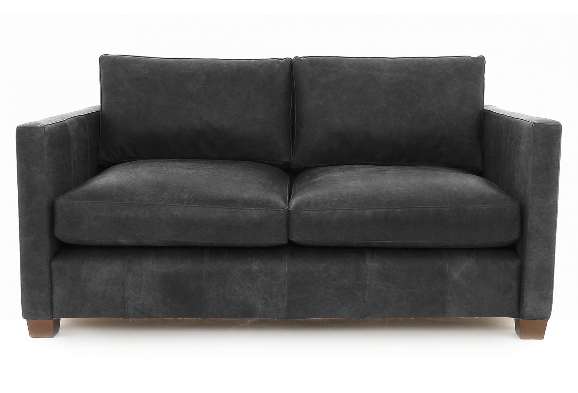 Old Boot Sofas Hutch Sofa Hobnail Leather Graphite