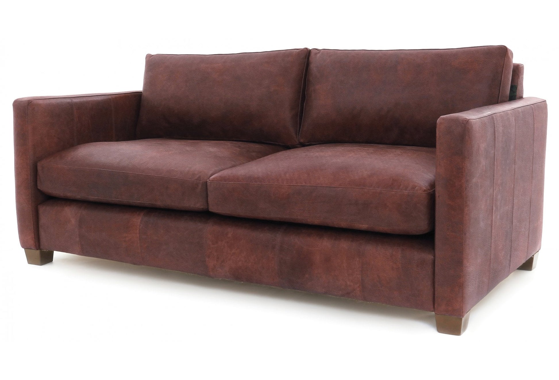 Old Boot Sofas Hutch Sofa Hobnail Leather Conker
