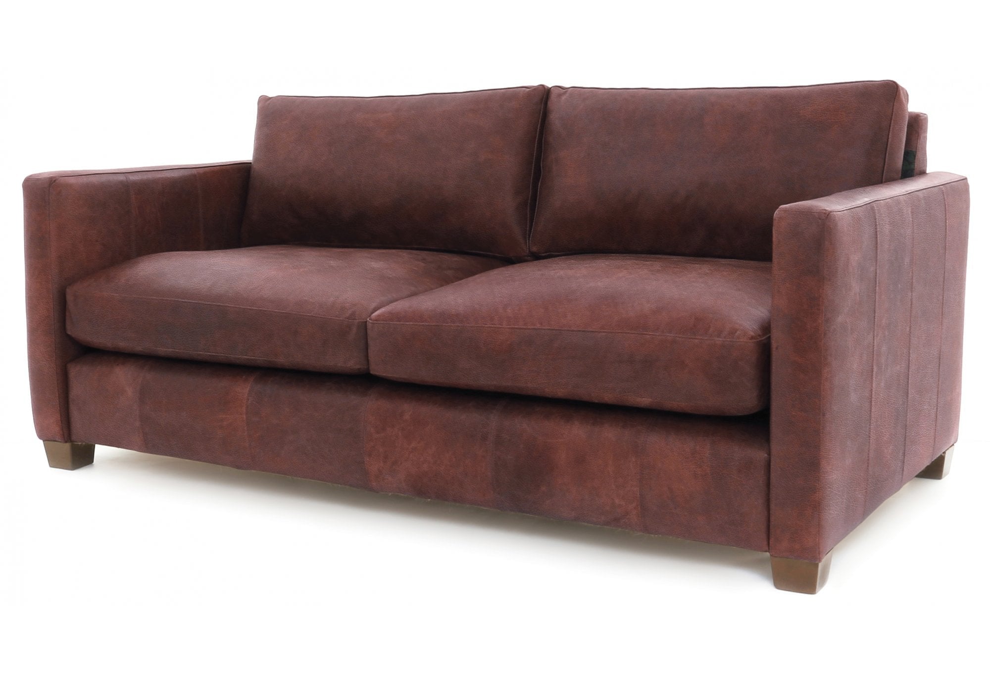 Old Boot Sofas Hutch Sofa Hobnail Leather Conker