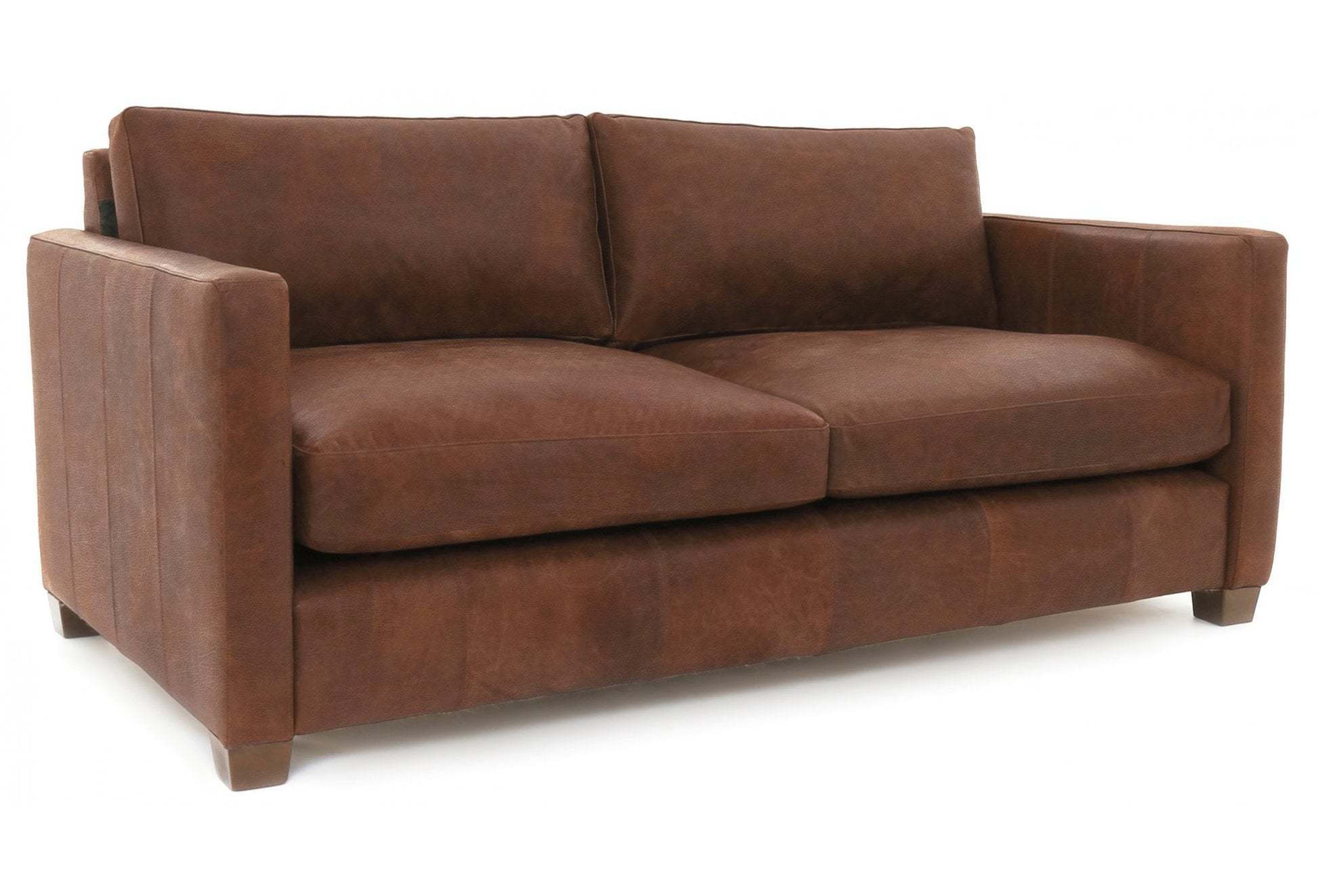 Old Boot Sofas Hutch Sofa Hobnail Leather Mocca