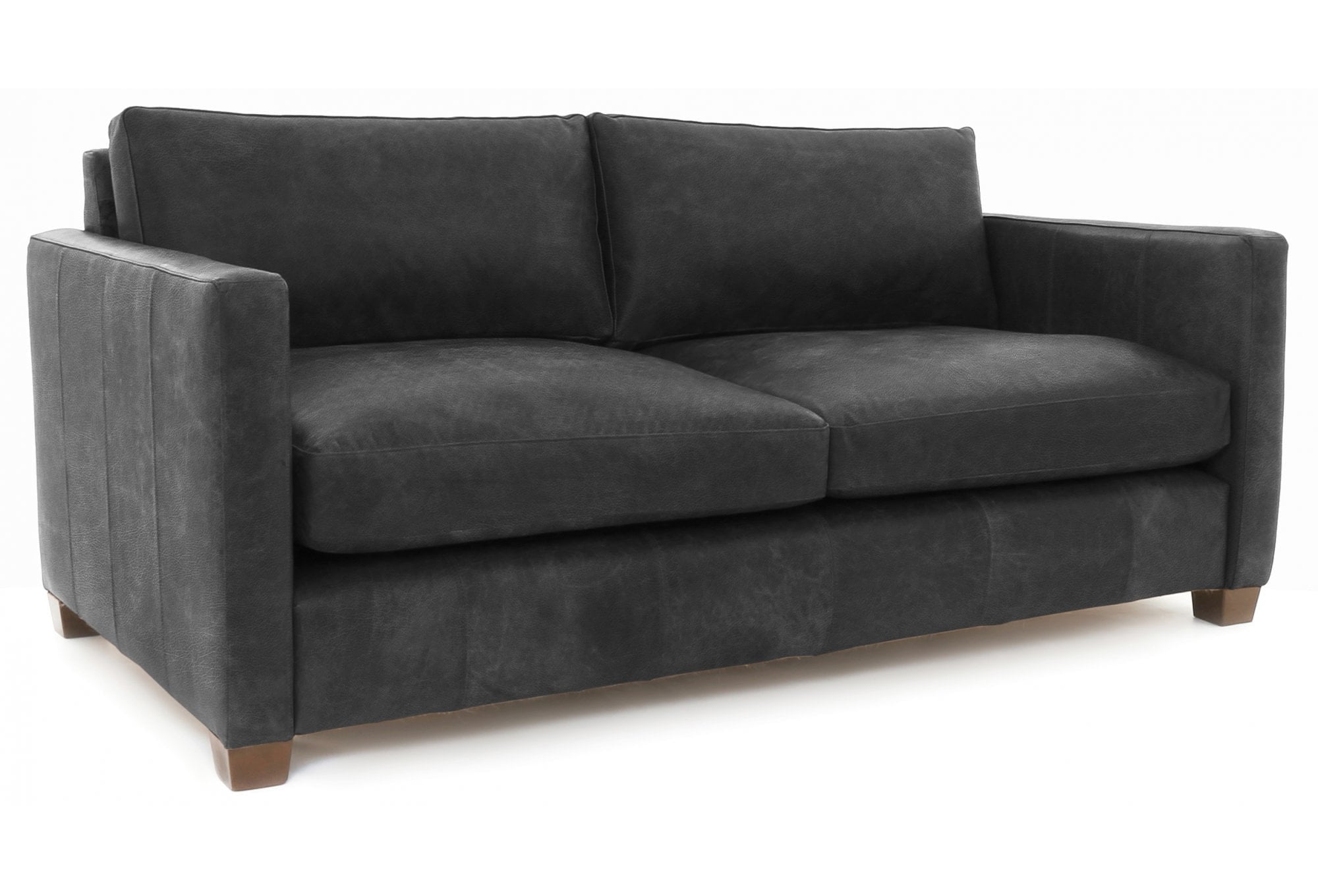Old Boot Sofas Hutch Sofa Hobnail Leather Graphite