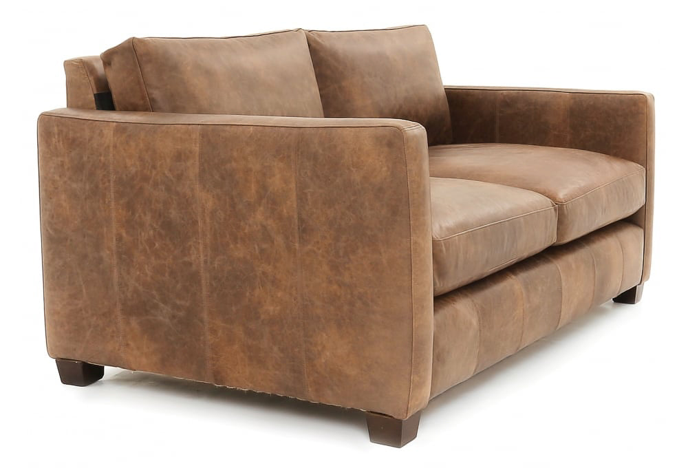 Old Boot Sofas Hutch 3 Seater Sofa in Vintage Leather Tan