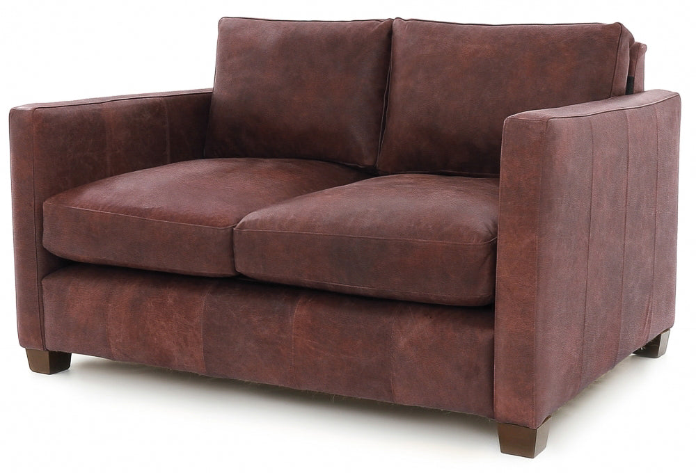 Old Boot Sofas Hutch Sofa Hobnail Leather Conker