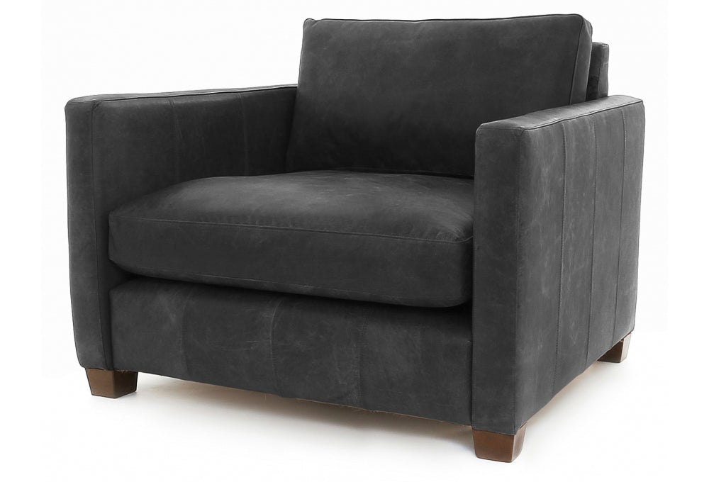 Old Boot Sofas Hutch Love Seat Vintage Leather Black