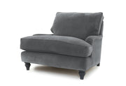 Old Boot Sofas Howard Armchair Aged Velvet Ash