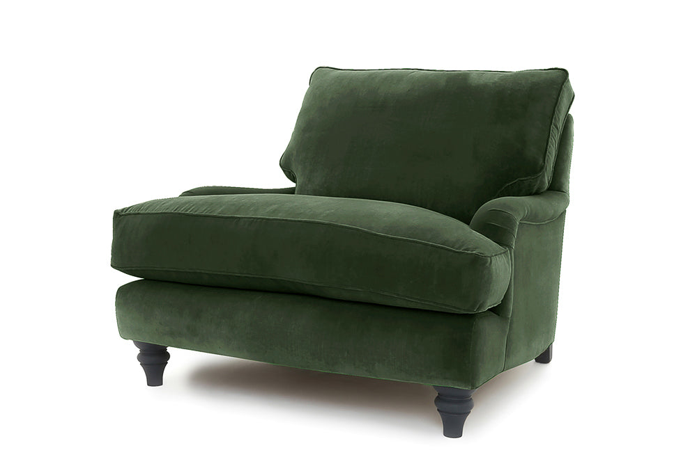 Old Boot Sofas Howard Armchair Aged Velvet Conifer