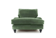 Old Boot Sofas Howard Armchair in Aged Velvet Seaglass