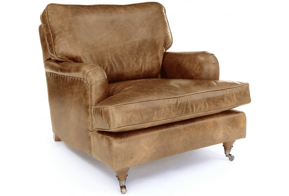 Old Boot Sofas Howard Armchair Hobnail Leather Lush