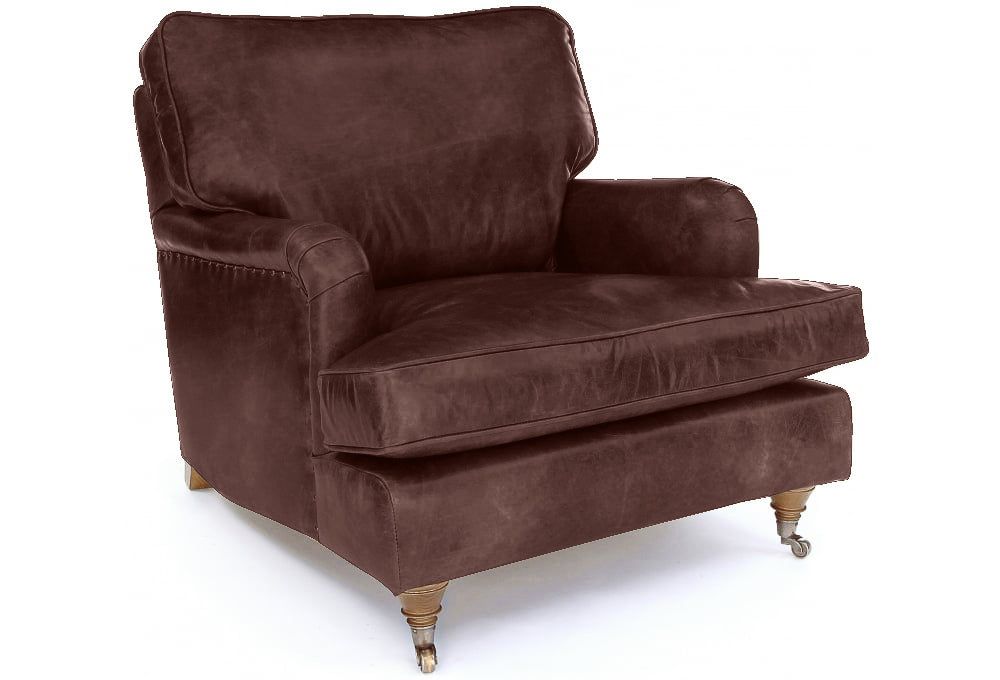 Old Boot Sofas Howard Armchair Hobnail Leather Rugger
