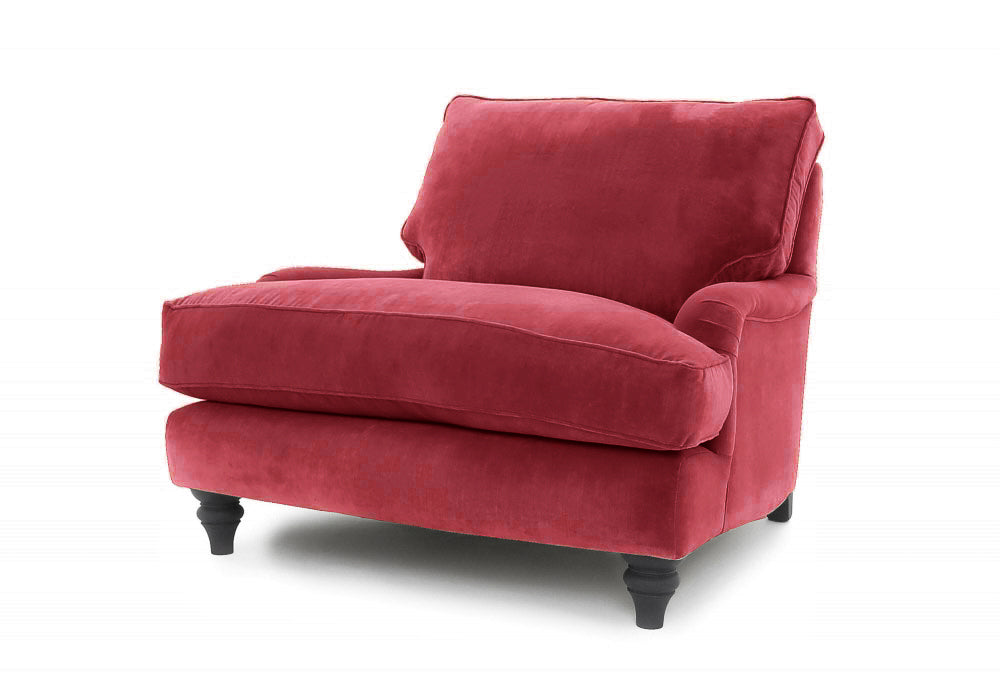 Old Boot Sofas Howard Armchair Harmony Velvet Berry