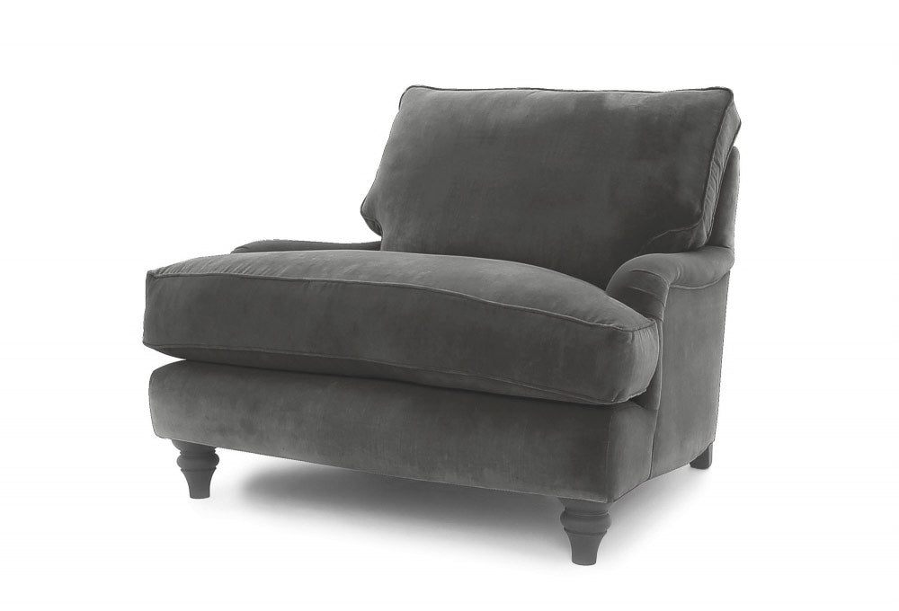 Old Boot Sofas Howard Armchair Harmony Velvet Iron