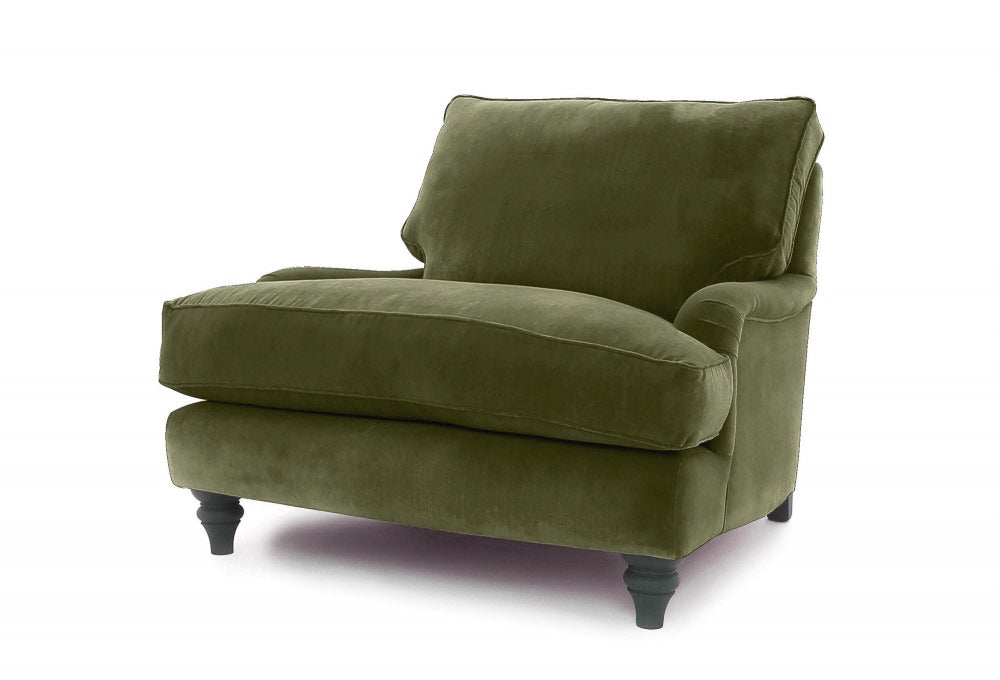 Old Boot Sofas Howard Armchair Lazy Linen Leaf