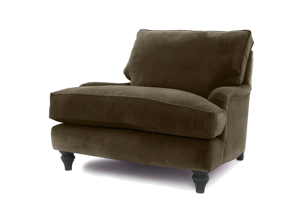 Old Boot Sofas Howard Armchair Mellow Fabric Spruce