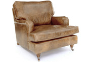 Old Boot Sofas Howard Armchair in Vintage Leather Tan