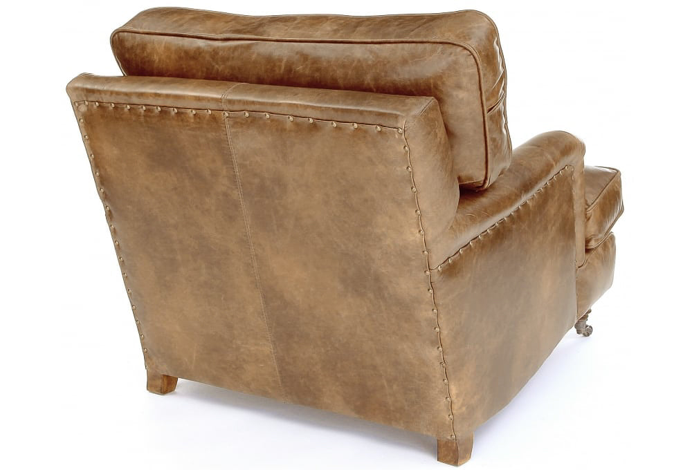 Old Boot Sofas Howard Armchair in Vintage Leather Tan