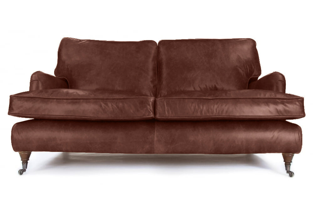 Old Boot Sofas Howard Sofa Hobnail Leather Conker