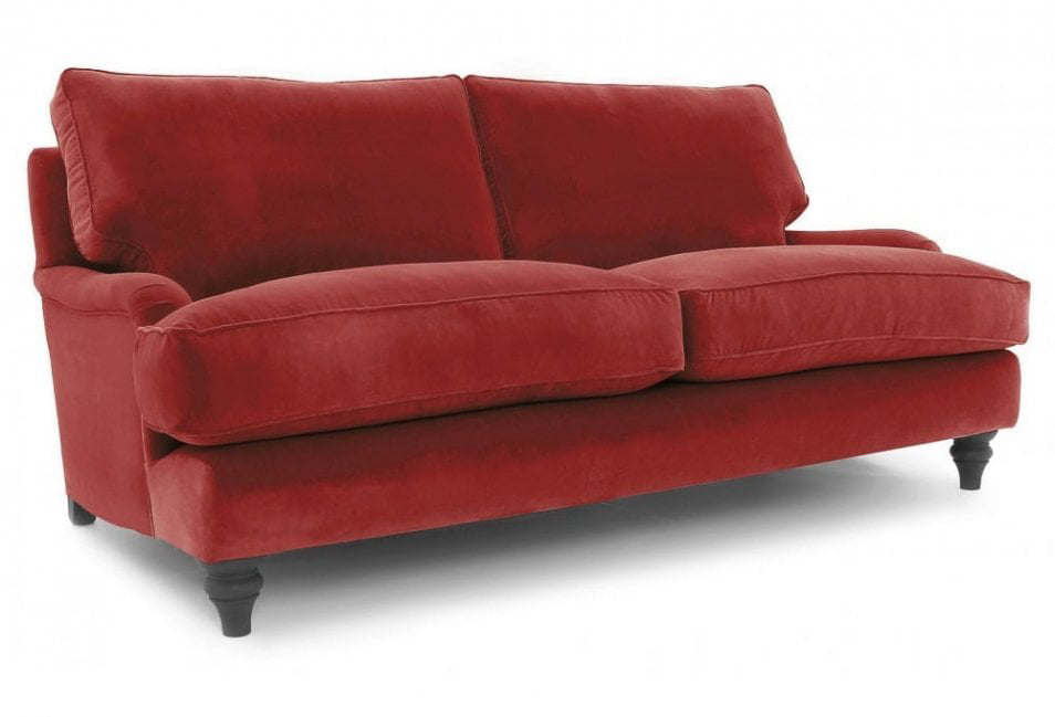 Old Boot Sofas Howard Sofa Vintage Velvet Scarlet
