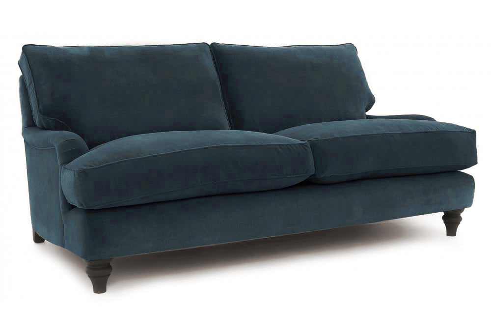 Old Boot Sofas Howard Sofa Aged Velvet Indigo