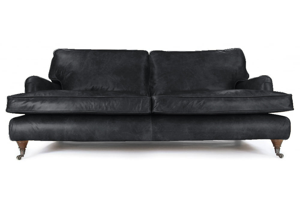 Old Boot Sofas Howard Sofa Hobnail Leather Graphite