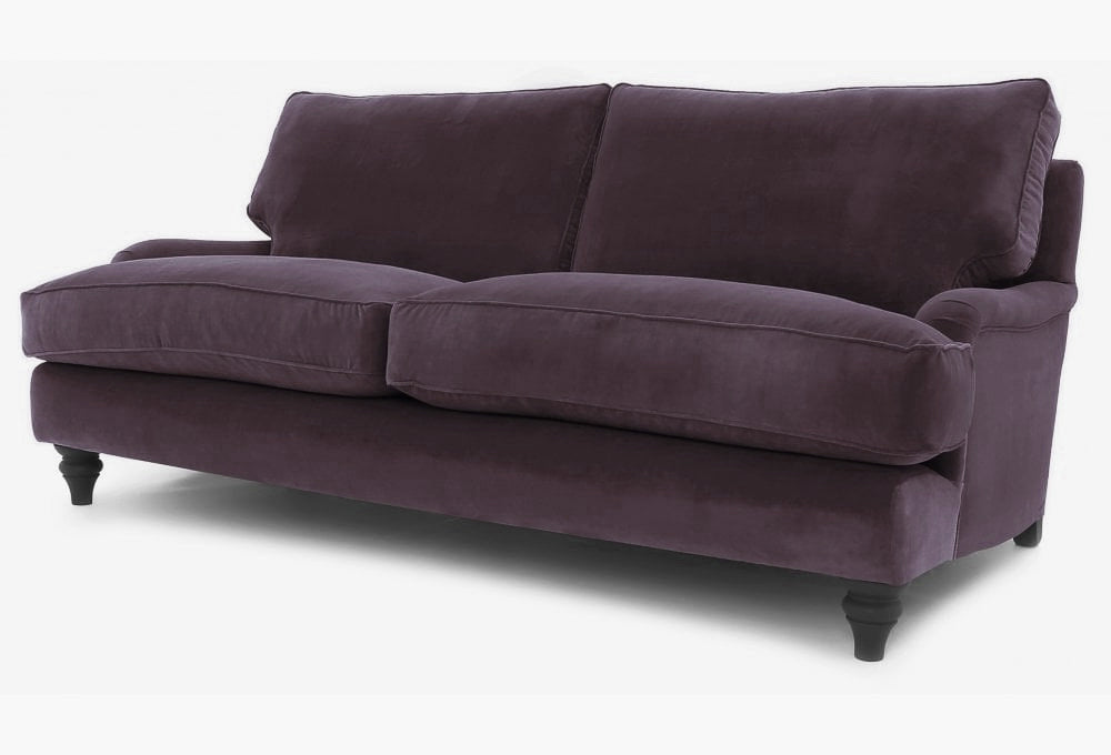 Old Boot Sofas Howard Sofa Harmony Velvet Mulberry