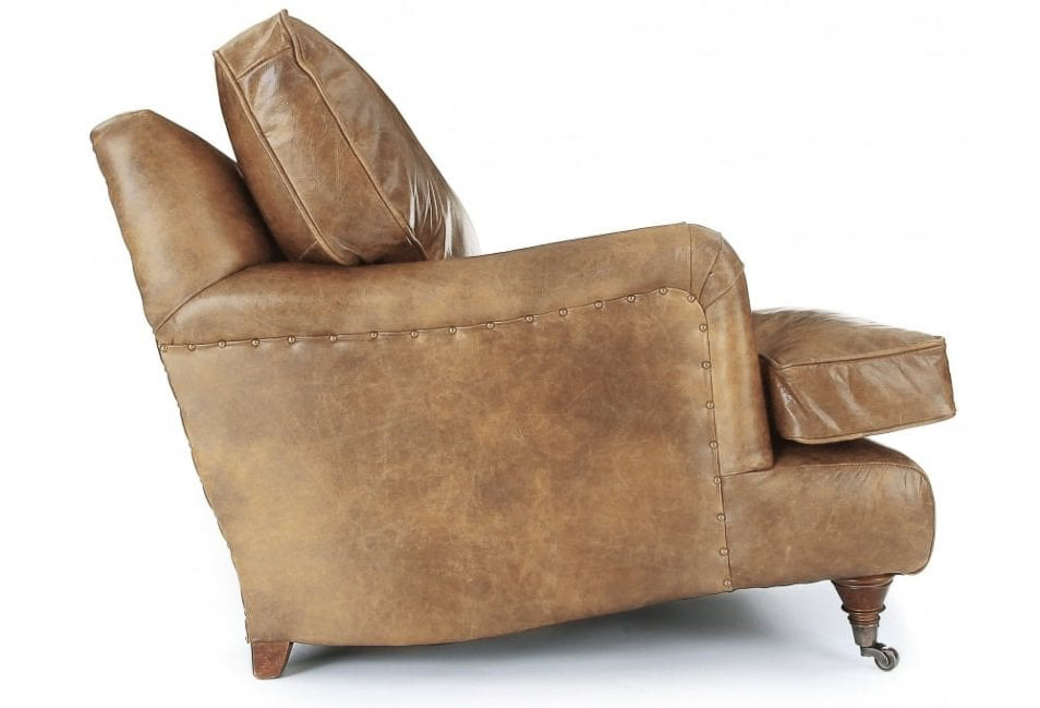 Old Boot Sofas Howard 3 Seater Sofa in Vintage Leather Tan