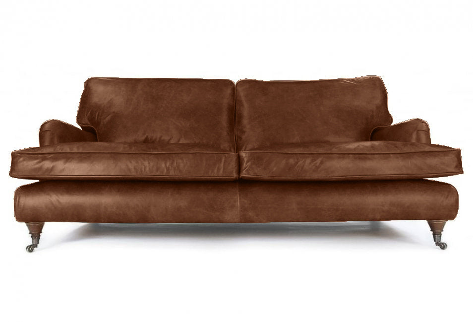 Old Boot Sofas Howard Sofa Hobnail Leather Mocca