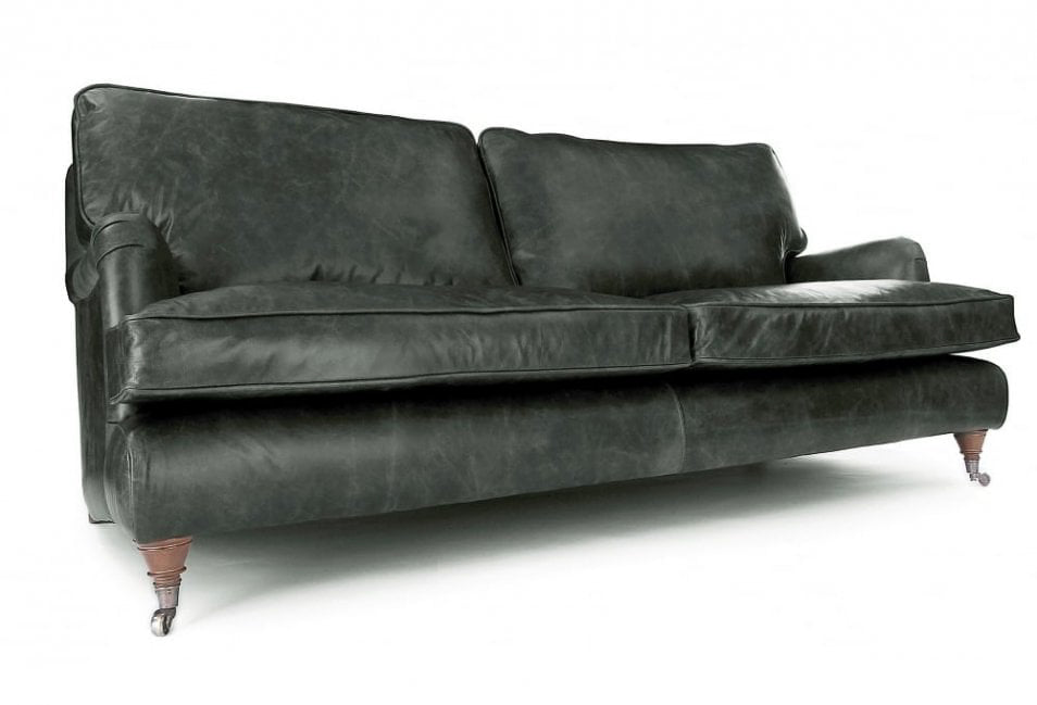 Old Boot Sofas Howard Sofa Vintage Leather Black