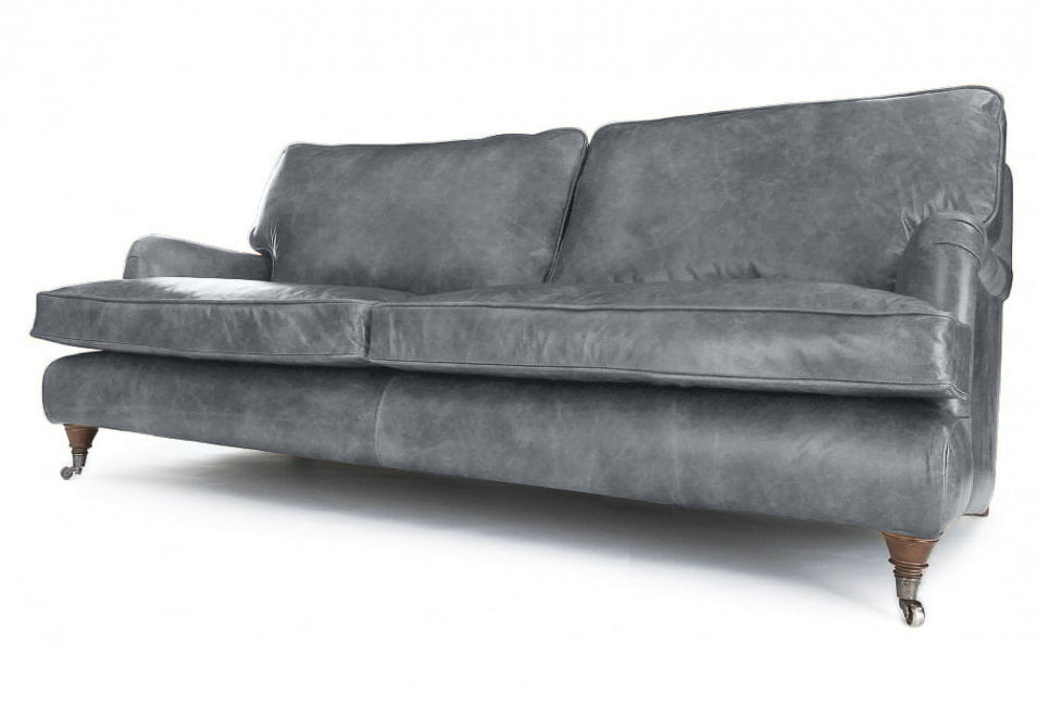 Old Boot Sofas Howard Sofa Vintage Leather Grey