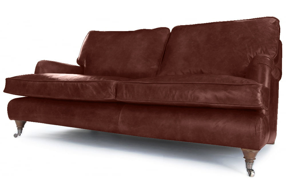 Old Boot Sofas Howard Sofa Hobnail Leather Conker