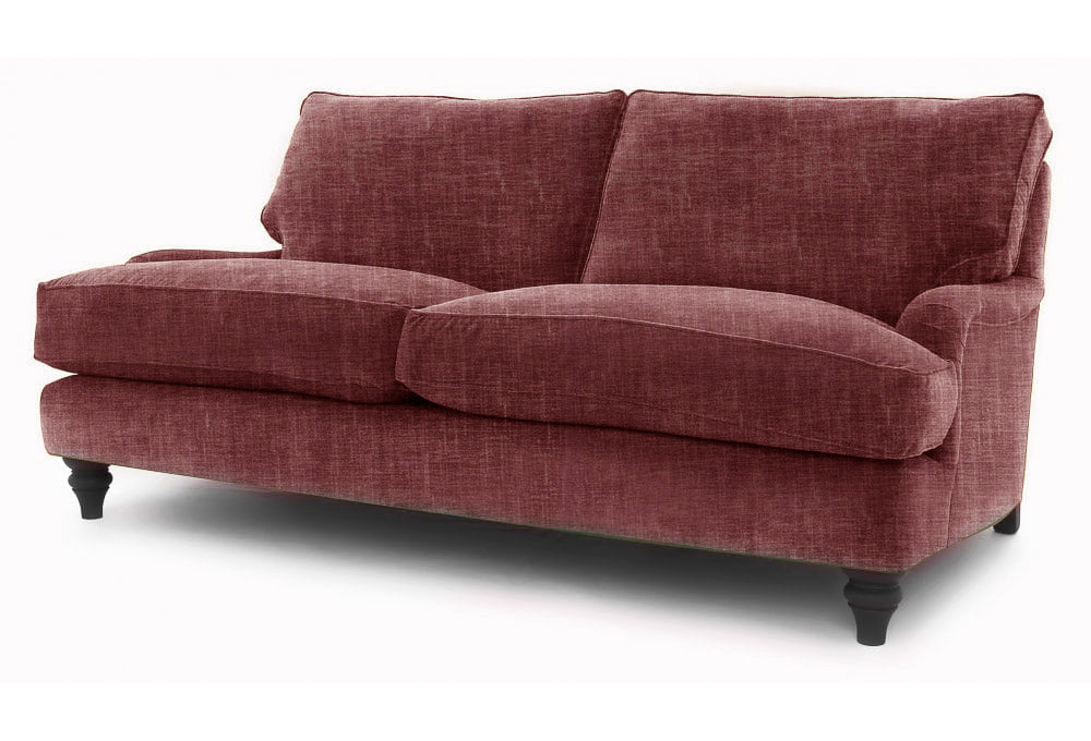 Old Boot Sofas Howard Sofa Shabby Velvet Burgundy