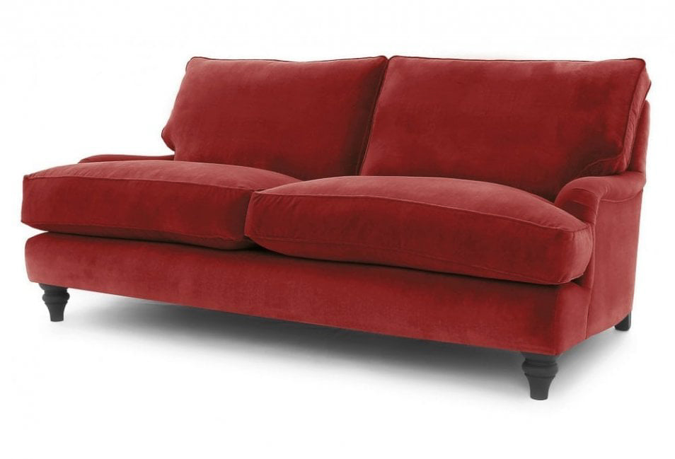 Old Boot Sofas Howard Sofa Vintage Velvet Scarlet